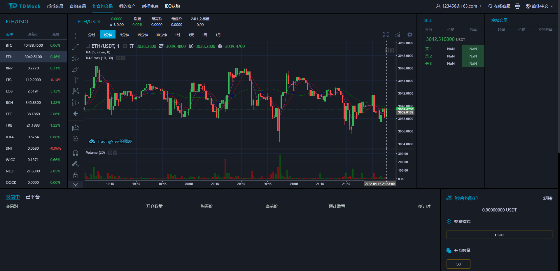 【交易所】Bbank二开平台币/后台预生成K线/质押生息/IEO认购/币币合约交易插图11